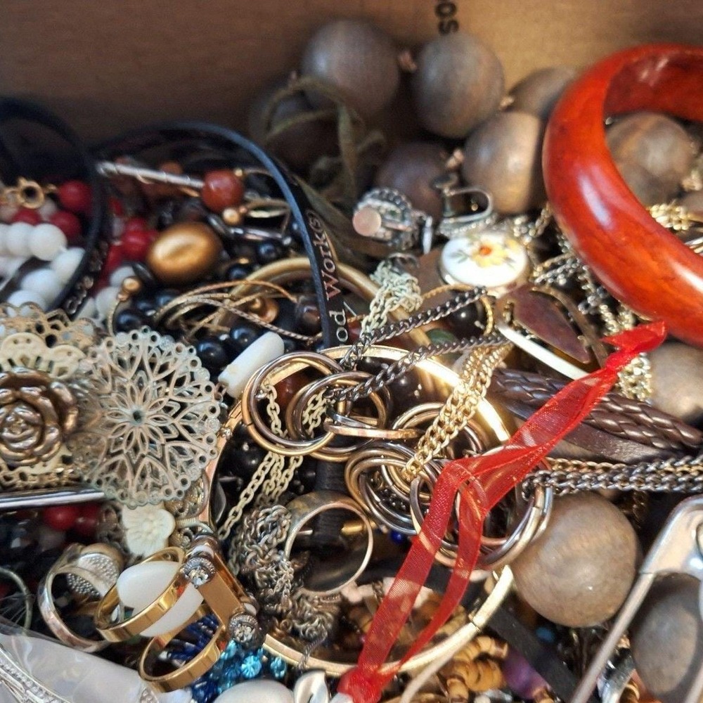 Lot of vintage modern costume jewelry necklaces bracelets earring wearable craft